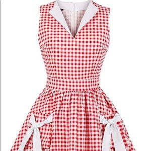 50’s Style Checkered Dress